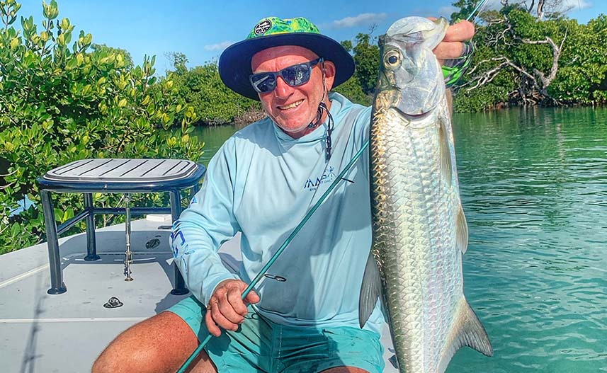 backcountry tarpon caught in Cudjoe Key